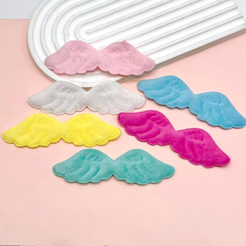 送料無料 アップリケ ワッペン 単品 子供用 天使の羽根 エンジェルフェザー クラフトパーツ 手芸 縫製材料 ハンドメイド 手作り DIY plusnao-10413651 Plus Nao サンプル画像2