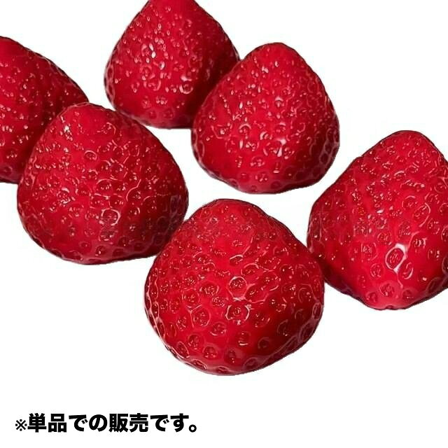 送料無料 DIY用スクイーズ 素材 イチゴ 苺 いちご 単品 カスタム 空洞 ヘタなし デコパーツ DIY クラフト用 ハンドメイド plusnao-10411594 Plus Nao サンプル画像3