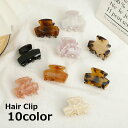 送料無料 ヘアクリップ バンスクリップ 小さめ ミニサイズ 髪留め レディース 女性用 ヘアアクセサリー 髪飾り ヘアアレンジ べっ甲風 シェル調 上品 エレガ...