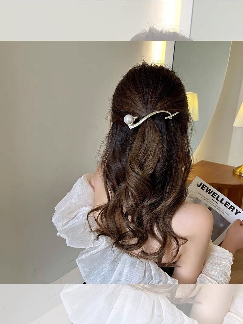 送料無料 ヘアクリップ レディース 女性 ヘアアクセサリー ヘアアクセサリ メタル ...