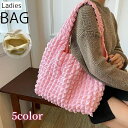 送料無料 トートバッグ バッグ 鞄 レディース 女性 ポコポコ 肩掛け ショルダー 手提げ かわいい おしゃれ 収納 サブバッグ 買い物 お出かけ