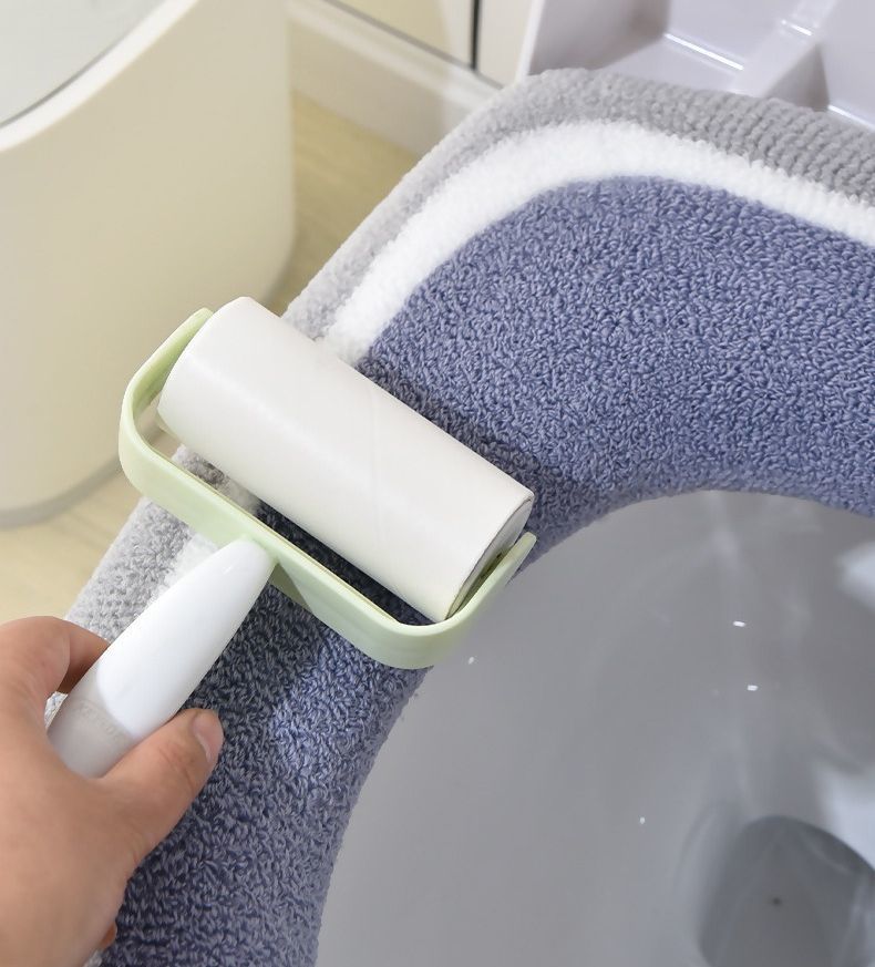 送料無料 便座カバー トイレカバー トイレ用品 O型 柔らかい ふわふわ 洗える 伸縮...