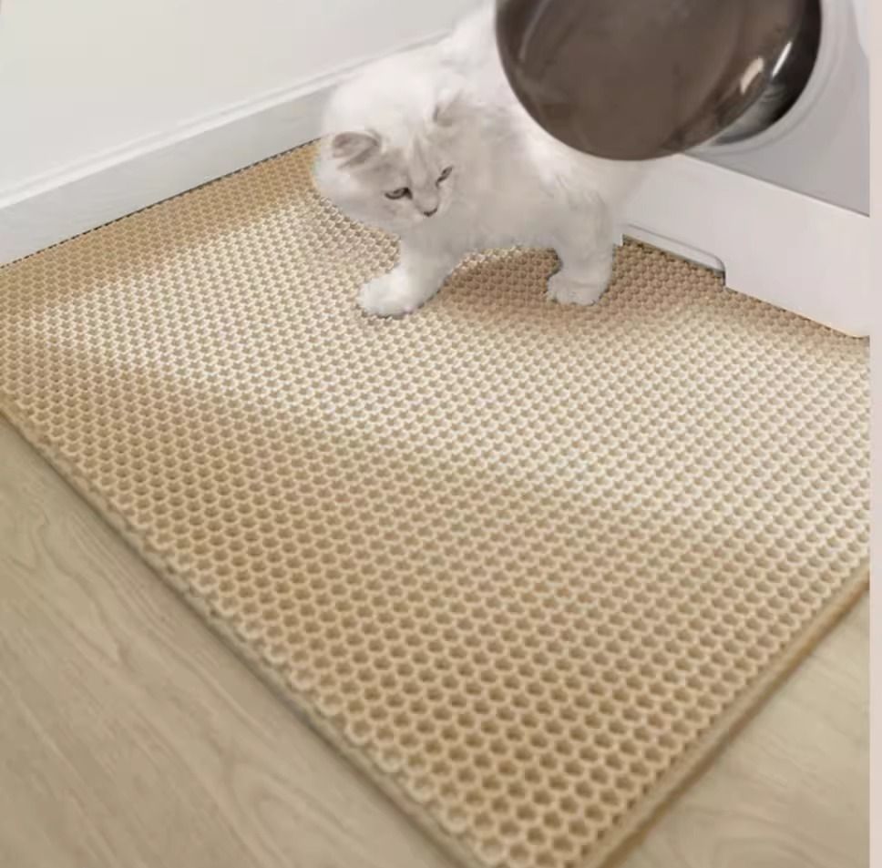 送料無料 猫用砂取りマット トイレマット 猫砂マット ペット用品 猫砂キャッチャー...