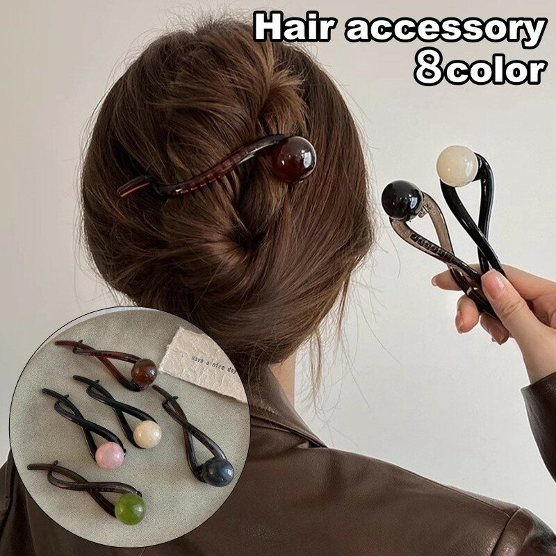 送料無料 ヘアクリップ バナナクリップ レディース ヘアアクセサリー 髪留め 髪飾...