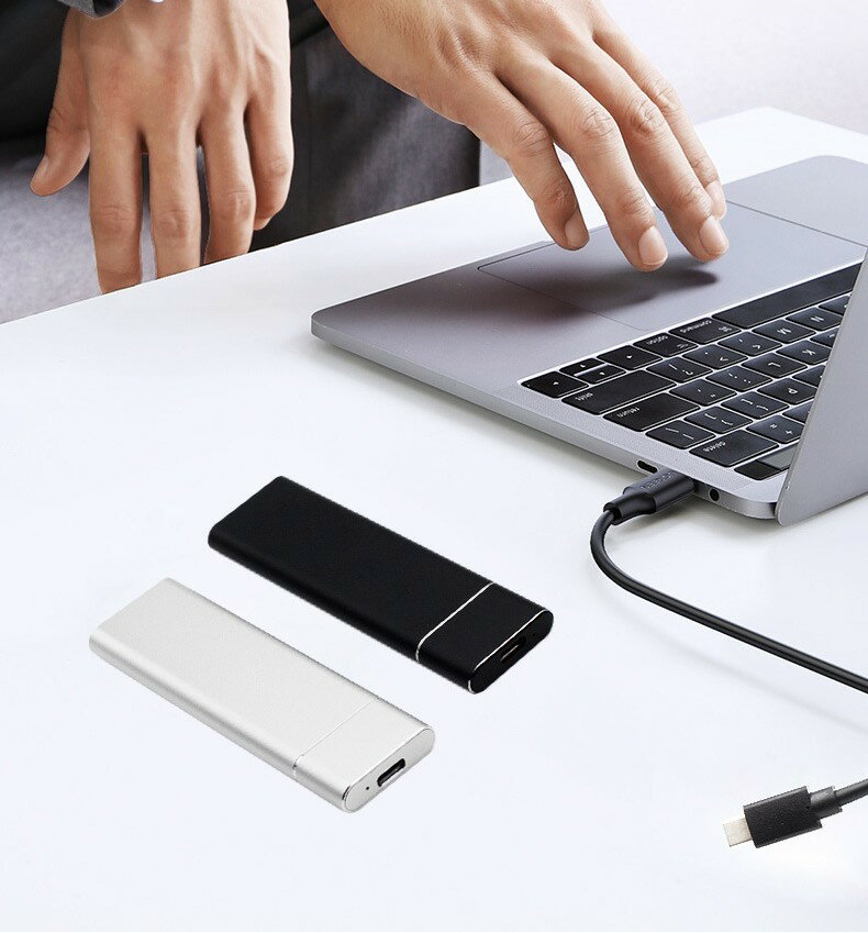 送料無料 M.2 NVME SSD外付けドライブケース ハードドライブケース ポータブルエンクロージャー 変換アダプタ SSDケース データ転送速度向上 データ処理 起動サポート Type-C リチウム - Image 2