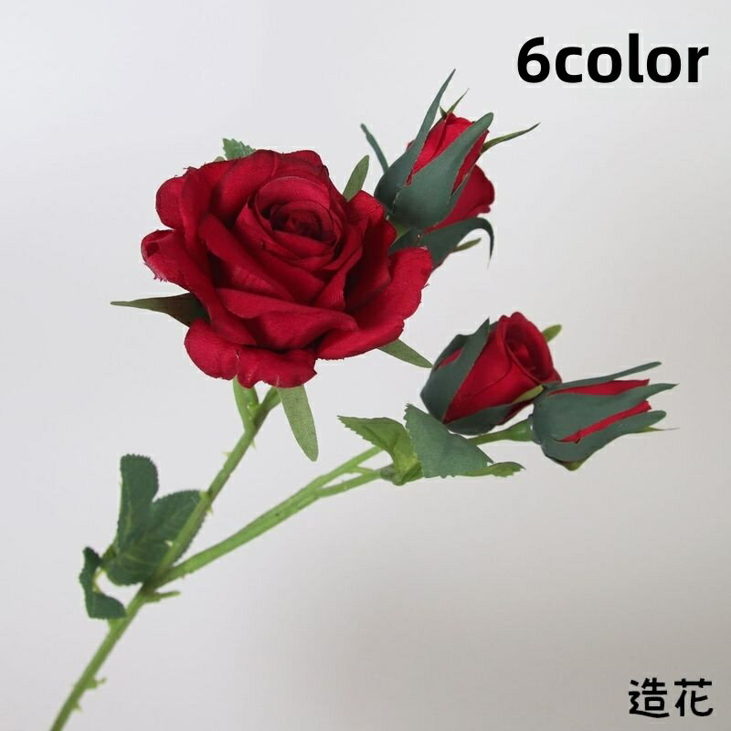 送料無料 造花 フェイクフラワー 花 バラ インテリア 花束 ブーケ ピンク 赤 フラワーアレンジメント 飾り付け DIY おしゃれ かわいい きれい