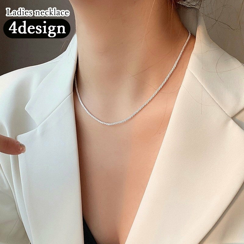 Free shipping! Women's necklace, a stylish accessory for any occasion. Thin chain, heart design, silver color. Simple, elegant, formal, cute, and fashionable. A perfect gift.