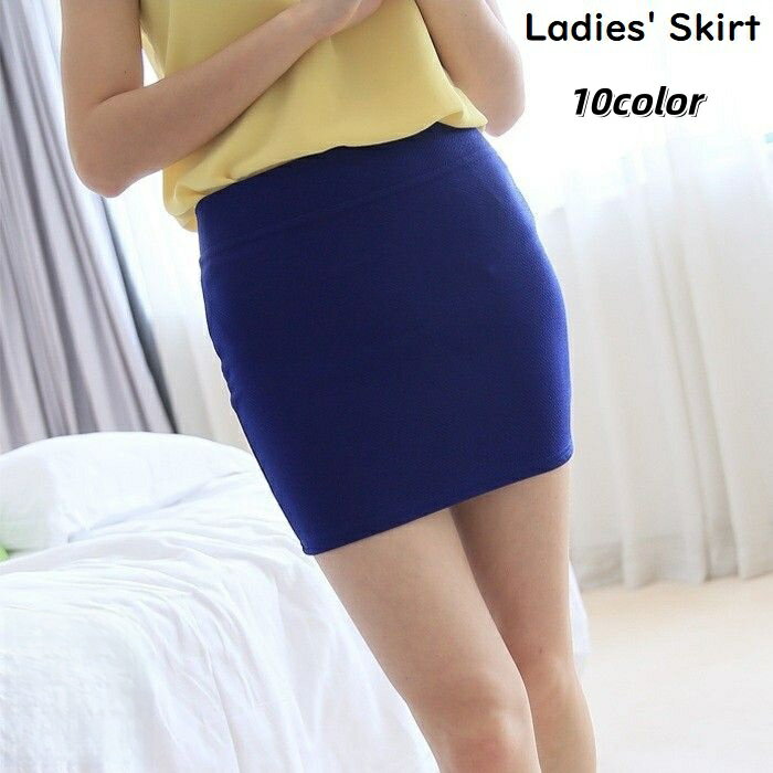 무료 배송 미니 스커트 짧은 길이 여성 타이트 슬림 하이 웨스트 허리 고무 신축 심플 무지 캐주얼 섹시 미각