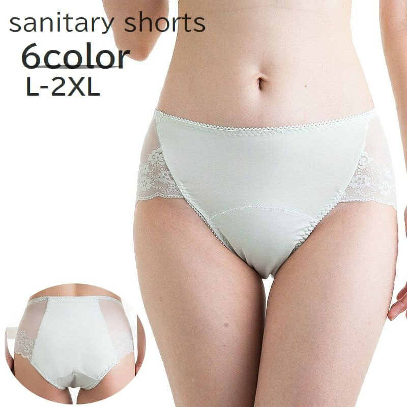 送料無料 サニタリーショーツ 生理用ショーツ レディース 女性 婦人 大きいサイズ インナー 下着 パン..