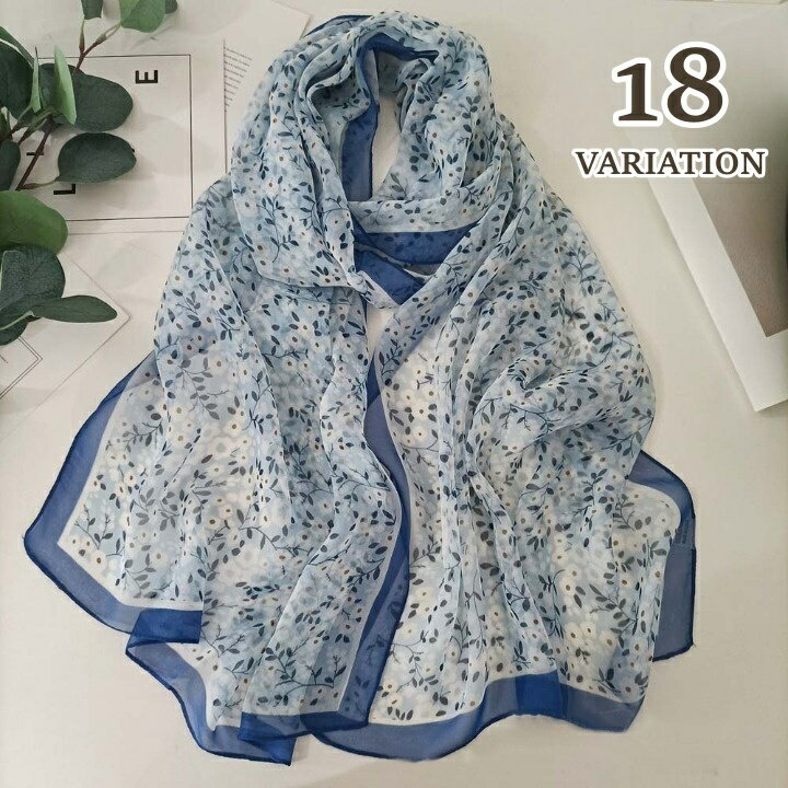 送料無料 ストール スカーフ レディース ショール 大判 160cm 花柄 フラワー シフォン ロング デザイン豊富 おしゃれ かわいい きれいめ 上品 女性 大人女子 プレゼント