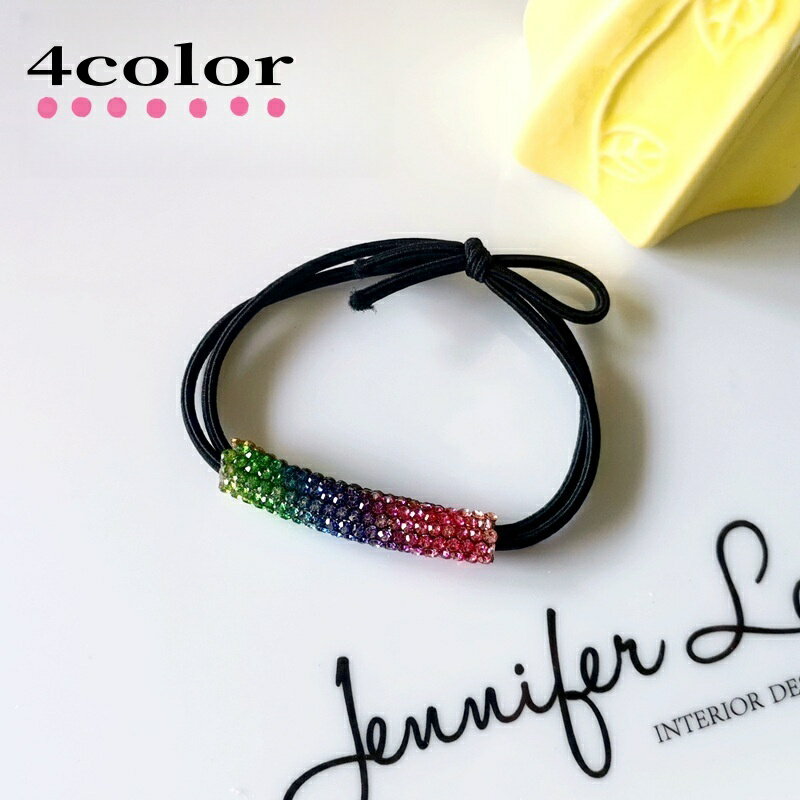 送料無料 ヘアゴム 髪ゴム 二連 レディース 女性 ヘアアクセサリー 髪留め まとめ髪 ヘアアレンジ ライ..