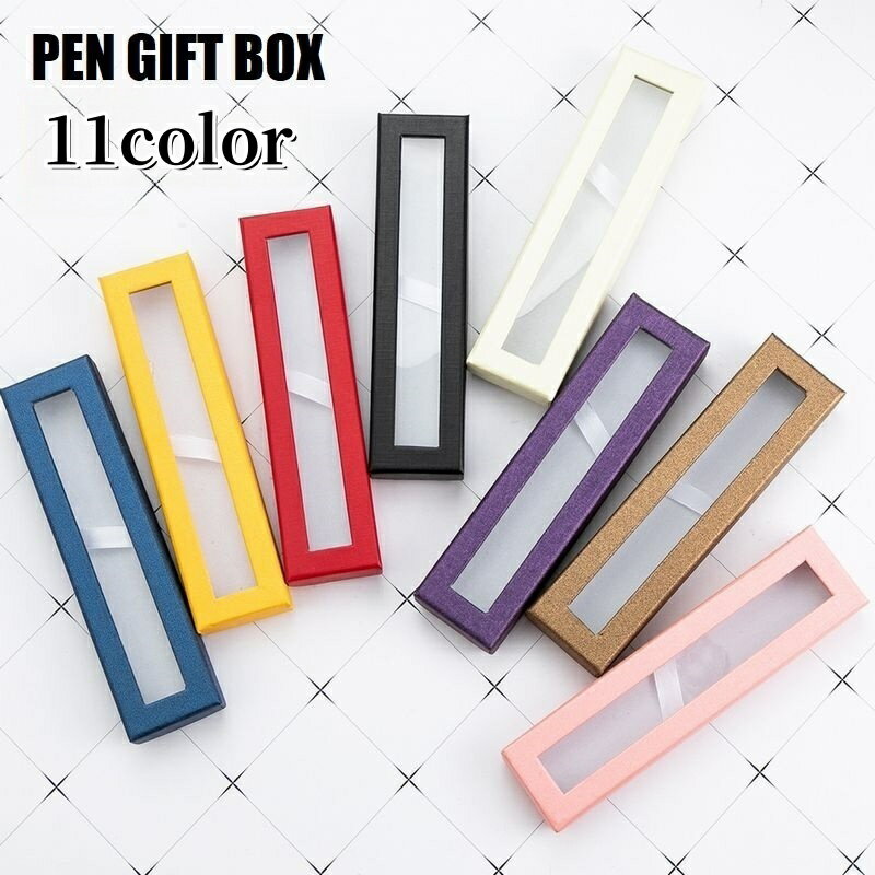 送料無料 ギフトボックス ペンケース ボールペンケース 日用品雑貨 文房具 無地 単色 シンプル かわい..