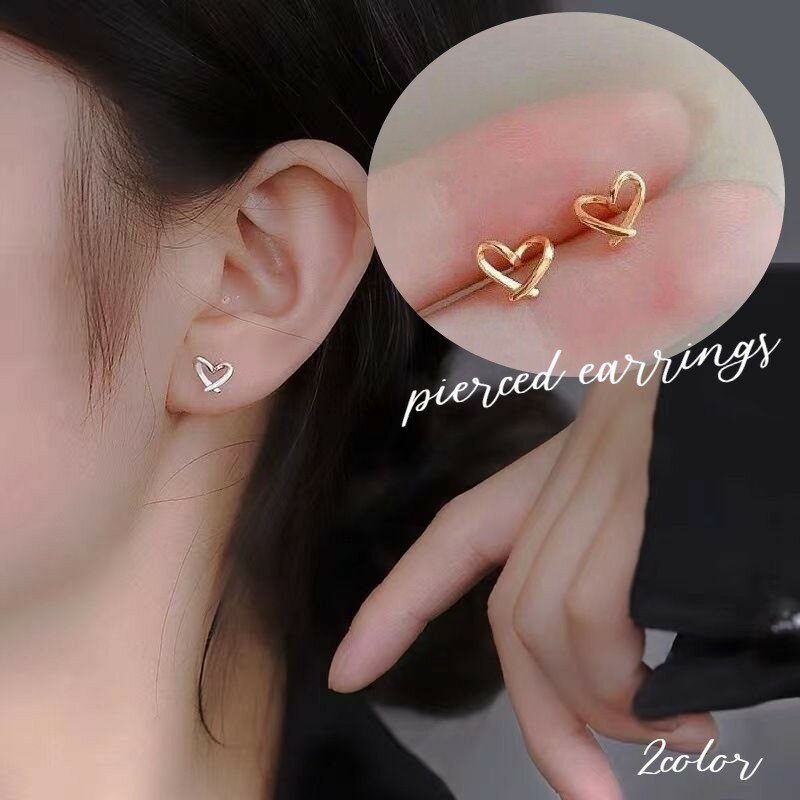 送料無料 スタッドピアス レディース 女性用 アクセサリー ゴールドカラー シルバーカラー 小さめ シン..