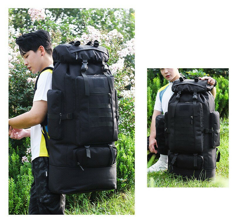 送料無料 バックパック 大容量 リュック サバイバル 100L サバゲー アウトドア サ...