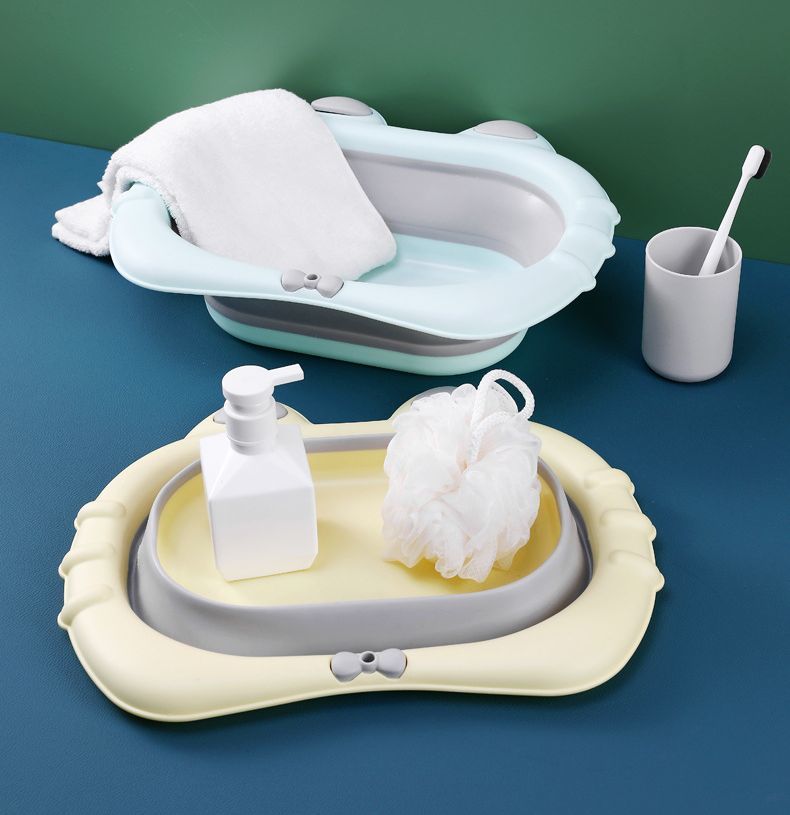 Plus Naoの送料無料 洗面器 折りたたみ式 キッズ 子供用 たらい 洗い桶 湯桶 大容量 軽量 壁掛け 吊るせる たためる 省スペース 隙間収納 可愛い 持ち運び便利｜アングル3