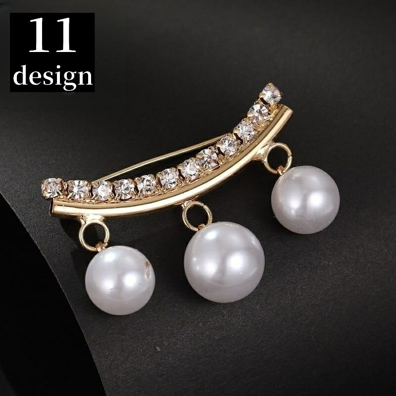 送料無料 ブローチ ピンブローチ アクセサリー レディース ラインストーン パール調 おしゃれ きれいめ..