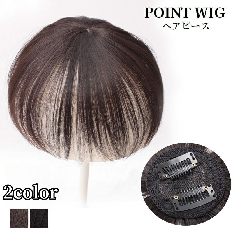 送料無料 ポイントウィッグ 部分ウィッグ ヘアピース 頭頂部ウィッグ レディース パッチン留め 装着簡単 つむじカバー 付け毛 かつら 薄毛隠し 薄毛対策 白髪隠し 女性用 母の日