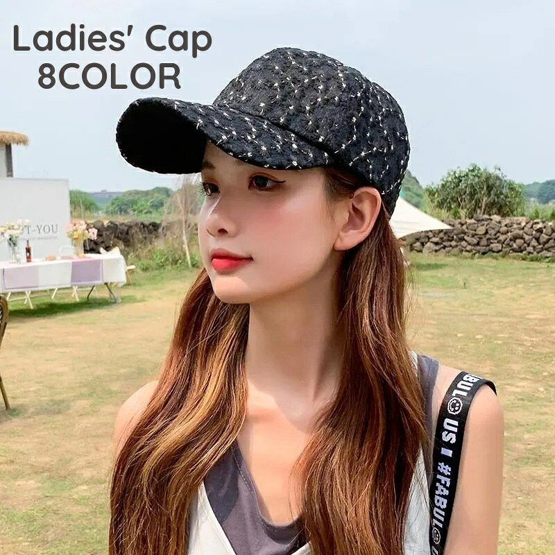 무료 배송 베이스볼 캡 야구 모자 여성 모자 꽃 무늬 자수 레이스 메쉬 통기성 UV 자외선 대책 차양 차양 선탠 방지 열사병 대책 보시 CAP 로우 캡 츠바장 조정자 스냅 백 아메리칸 훅 귀여운 귀여운