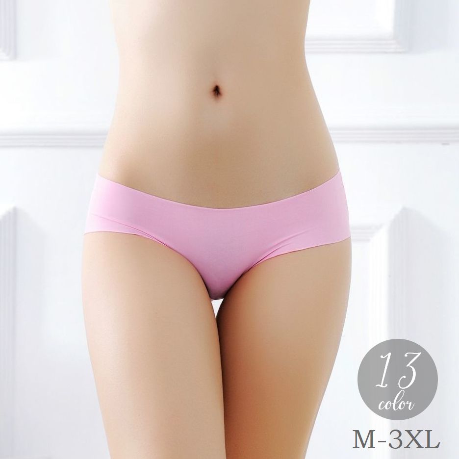 送料無料 ヒップハンガーショーツ レディース 女性用下着 インナー パンツ シームレス 響きにくい ローライズ ヒップハング 無地 大き..