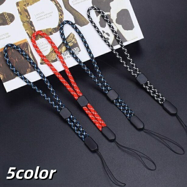 Free shipping. Hand strap, wrist strap, smartphone strap, mobile phone strap, phone strap, smartphone/camera strap, wrist strap, drop prevention, short length, adjustable length.