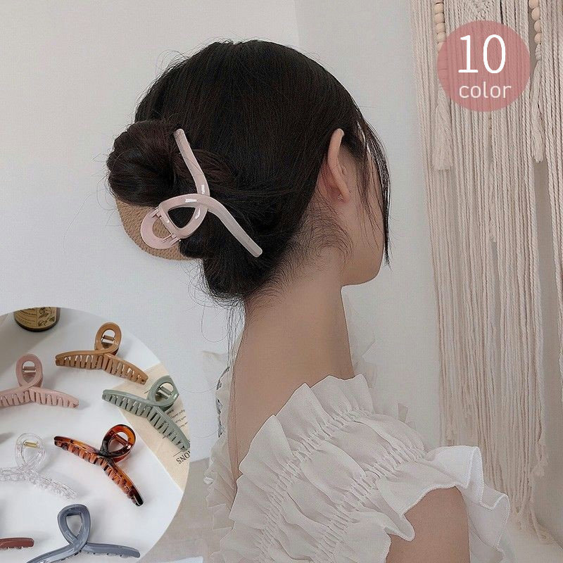 送料無料 ヘアクリップ バンスクリップ レディース ヘアアクセサリー 髪留め べっ...