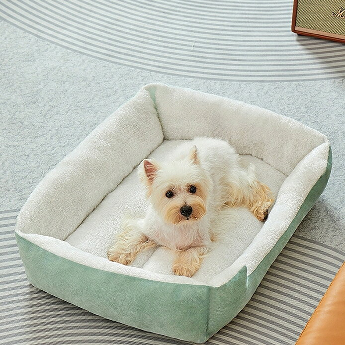 送料無料 犬用ペットベッド クッション 厚手 ソファ型 滑り止め付き 室内 四季兼用 中型犬 大型犬 あったか 快適 ふかふか かわいい 寝床 plusnao-10425316 Plus Nao サンプル画像3