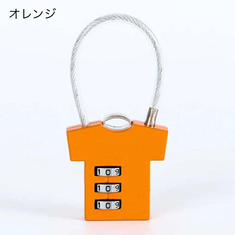 送料無料 南京錠 3桁 ダイヤル式 ダイヤルロック フック型 トラベルグッズ 海外旅行 セキュリティ 盗難防止 施錠 防犯 カラフル ポップ 便利 安心 旅行カバン 倉庫 plusnao-10413186 Plus Nao サンプル画像3
