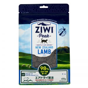 [Ziwi]ジウィピーク　エアドライキャットフード　ラム　400g　