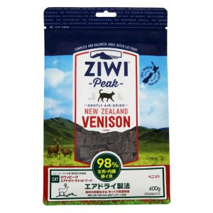 [Ziwi]　ジウィピーク　エアドライキャットフード　ベニソン　400g　