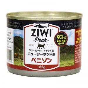 [Ziwi]　ジウィピークキャット缶　ベニソン　185g　