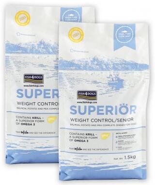 Rakuten - フィッシュ4ドッグ スーペリア ウェイトコントロール　3kg（1.5kg×2）　