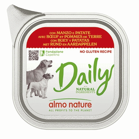 Rakuten - アルモネイチャー　ドッグ　デイリーメニューソフトムース　牛肉とポテト入りお肉のご馳走　100g