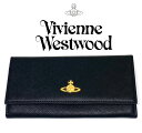 ヴィヴィアンウエストウッド 財布 ヴィヴィアン Vivienne Westwood ラウンドファスナー長財布 レディース メンズ ブラック　モデル63VV506 ギャランティカード　ショッパーバッグ付き　アウトレット品