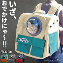 【楽天22部門で1位受賞】 ペットキャリーバッグ ペットキャリー リュック バッグ 猫 宇宙船 窓 犬 ペットキャリーリュック ペットバッグ ペットリュック 猫...