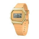 腕時計 デジタル ケース径32mm 3気圧防水 時刻 022057 ピーチスキン ICE Watch アイスウォッチ ICE digit retro アイス デジットレトロ ユニセックス 小さめ