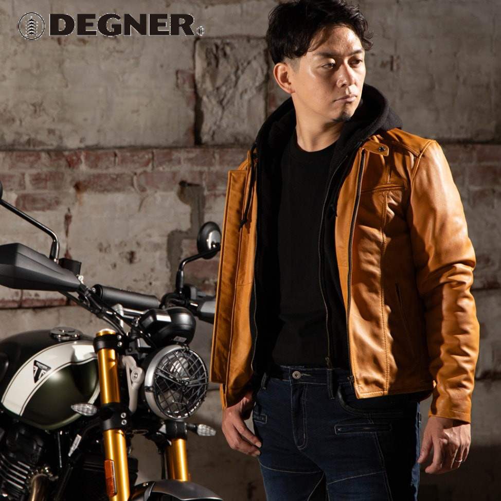 本革ジャケット羊革レザーフーディー...