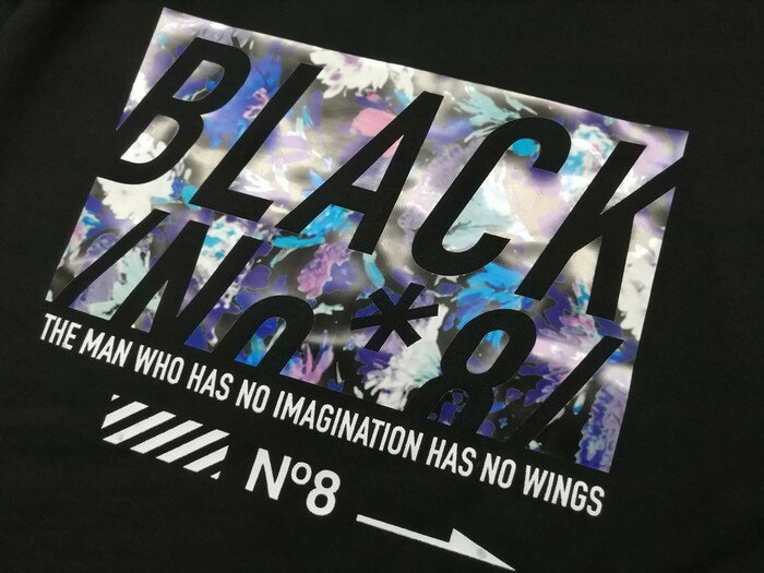 長袖Tシャツ特殊シートエンボスプリントロンT213-1546intheatticインジアティックストリートカジュアル