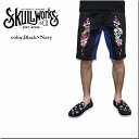 ショートパンツ タトゥーモチーフ モンキーデザイン 141802 SKULL WORKS スカル ワークス アメカジ 短パン ビーチ 商品入れ替えの為
