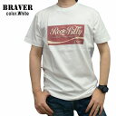 半袖Tシャツ Rock＆Billy ヴィンテージロゴ Tシャツ bc41013 BRAVER ブレイバー 西海岸 TOKAGEYA ストリート グレー ホワイト レターパック対応 商品入れ替えの為