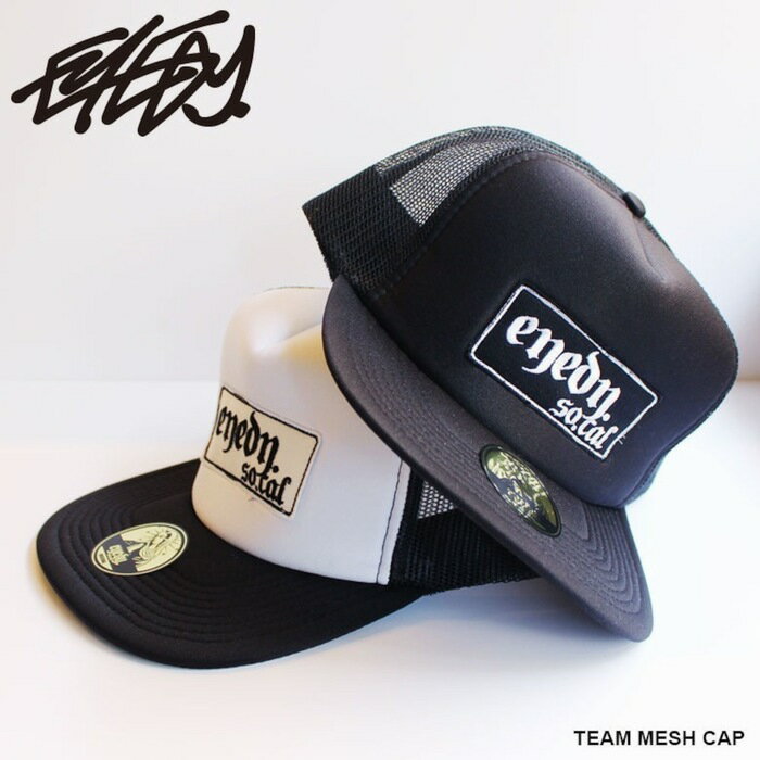 樂天商城 - ロゴワッペン フラットバイザー メッシュキャップ 帽子 eye-cap114 EYEDY アイディー ネイティブ アウトドア ストリート ローホー 旅行 通勤 通学