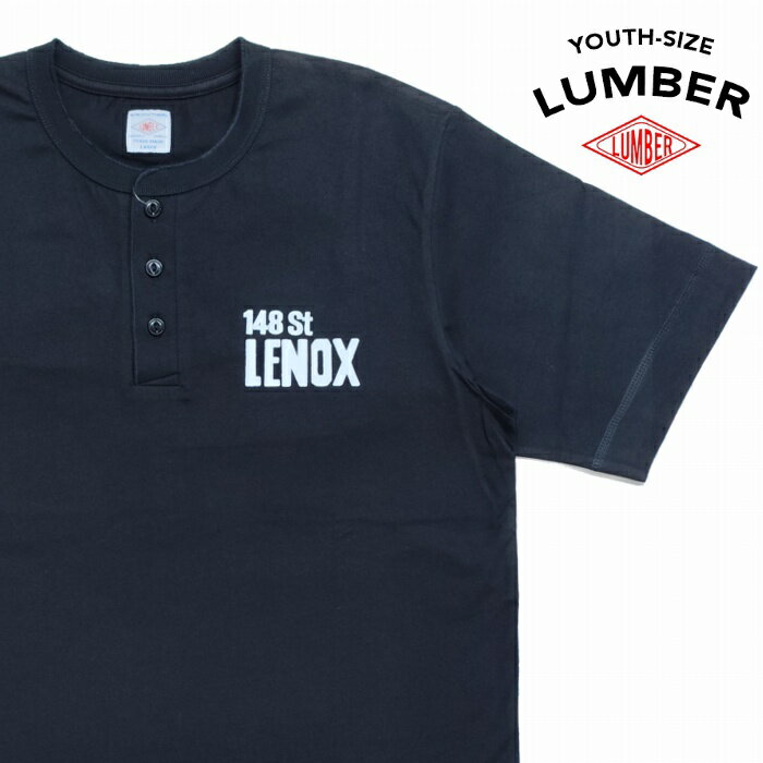樂天商城 - 半袖Tシャツ ヘンリーネック バックプリント 男女兼用 ユニセックス 261983 LUMBER ランバー キャンプ アメカジ 山登り アウトドア ネコポス対応