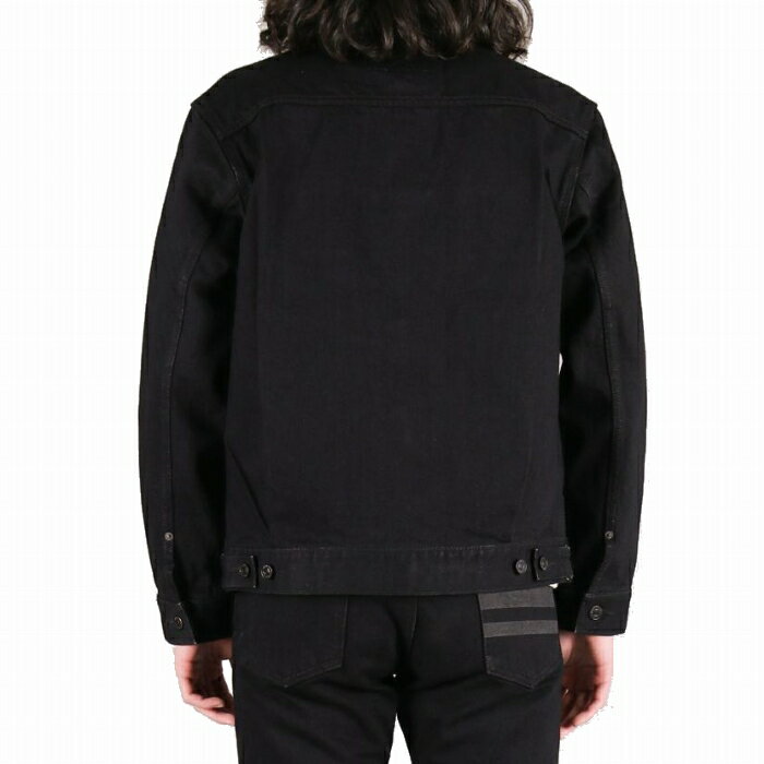 ジャケット ブラック 2ND セカンドタイプ デニムジャケット BLACK×BLACK DOUBLE POCKET JACKET mxgj1108 MOMOTARO JEANS 桃太郎ジーンズ 岡山 児島 日本製 15.7ozオリジナルジンバブエコットンセルヴィッチデニム 2