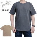 半袖Tシャツ クルーネック Crew T-Shirt 無地 肉厚 丸首 or-9090 ORGUEIL オルゲイユ アメカジ ダルチザン 日本製 ベージュ チャコール(4)