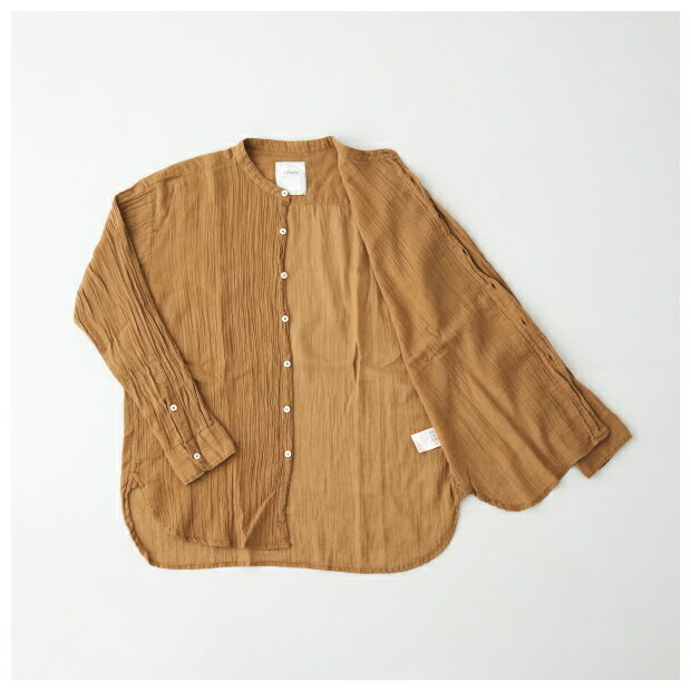 アーメン バンドカラーシャツ (INAM1702GD) SINGLE GAUZE OVERDYE UTILTY BANDED COLLAR SHIRT ARMEN(レディース) *送料無料*【後払い決済不可】【ポイント10倍】ポイントアップ 2/28 20:00〜3/4 1:59
