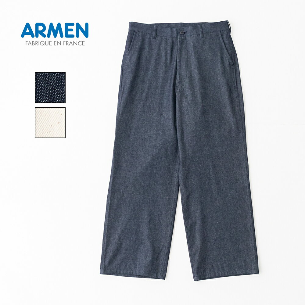 樂天商城 - アーメン 8oz UNEVEN YARN DENIM WORK PANTS (GNAM2601) 8oz UNEVEN YARN DENIM WORK PANTS ARMEN(レディース) 【2026春夏】*送料無料*【後払い決済不可】*