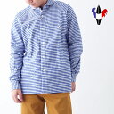 アルボマレー オックスフォード セーラーロングスリーブギンガムシャツ (SA-LS-OXG) OXFORD SAILOR L/S SHIRT GINGHAM A...