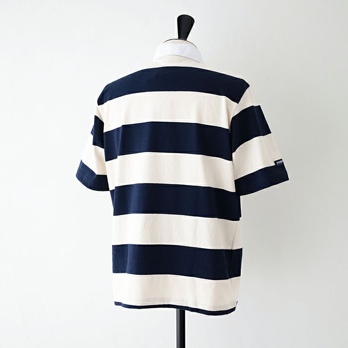 MORE バーバリアン ライトウェイト 半袖ラグビーシャツ (VSE-06) Rugby Collar S Shirts BAR plususp-10020193 PLUS USP サンプル画像3