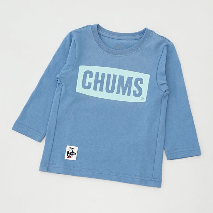 チャムス キッズチャムスロゴブラッシュドロングスリーブTシャツ (CH21-1292) Kid'...