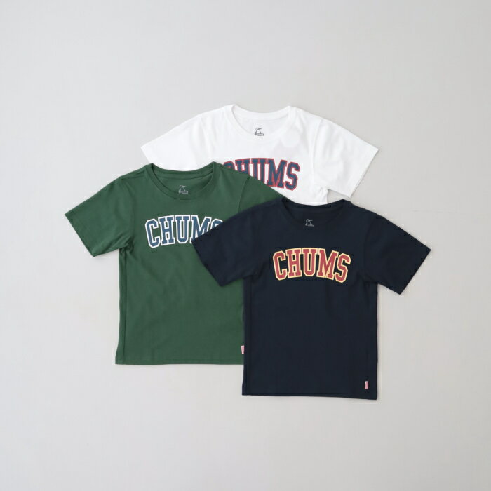樂天商城 - チャムス キッズチャムスカレッジTシャツ (CH21-1264) Kid's CHUMS College T-Shirt CHUMS(キッズ) *メール便可*【後払い決済不可】【ポイント10倍】お買い物マラソン 4/24 20:00〜4/27 9:59