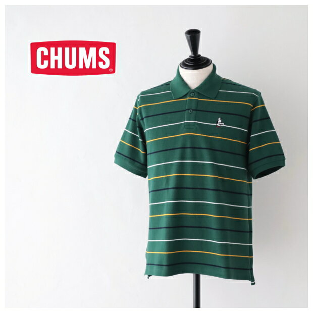 樂天商城 - チャムス ブービーボーダーポロシャツ (CH02-1192) Booby Border Polo Shirt CHUMS(メンズ) *送料無料*【後払い決済不可】【ポイント10倍】ポイントアップ 4/17 14:00〜4/24 1:59